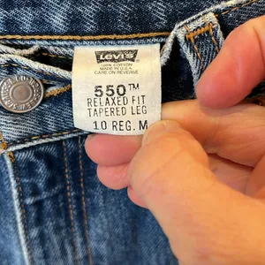 Levis 550 Relaxed Fit Tapered Leg Womens 10 Red Tab thumbnail 5