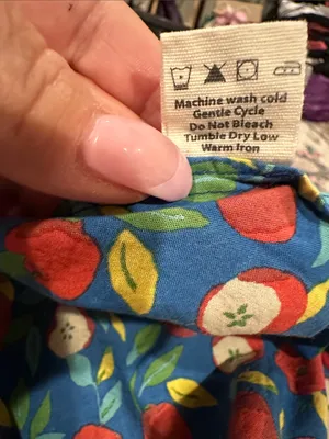 Printfresh Anthro Cottage-core delicious Retro Dreams Nightgown Dress Apples XS thumbnail 8