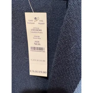 White House Black Market NWT Color Block Poncho Women's One Size Fits‎ All Blue thumbnail 5