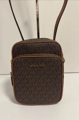 Michael Kors Jet Set Travel Signature Logo Crossbody Bag thumbnail 1