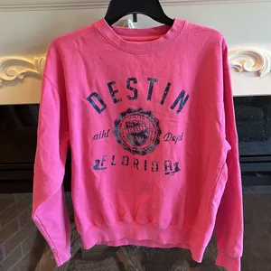 Comfy Sweatshirt Beach Florida Cotton Destin Pink Pullover Womens Medium thumbnail 2