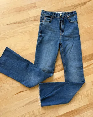 ZARA Jeans High-Rise Wide-Leg thumbnail 1