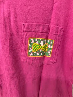 The Fraternity Collection Magenta Pocket Tee  thumbnail 2