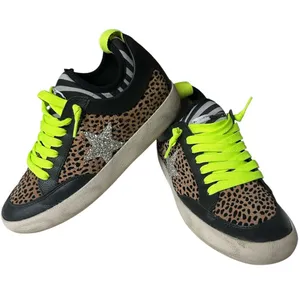 Gianni Bini Kaekko Glitter Star Leopard Print Sneakers thumbnail 1