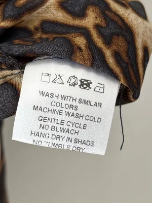 Meshki Leopard Cheetah Print Midi Slip Dress Cowl Neck Party Event Cocktail thumbnail 11