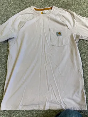 Carhartt Light pink relaxed fit Workforce tee thumbnail 1