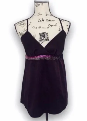 Express purple sequin camisole thumbnail 2