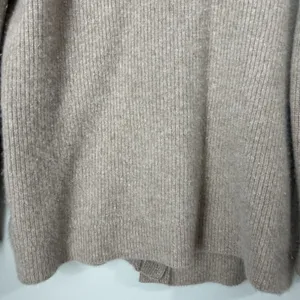 Quince Sweater Women's M Mongolian Cashmere 2.0 Oversized Boyfriend Cardigan Tan thumbnail 8