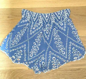Olivaceous Embroidered Shorts! thumbnail 3