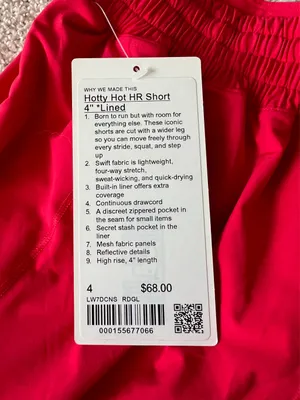 Lululemon Shorts Hotty Hot thumbnail 6