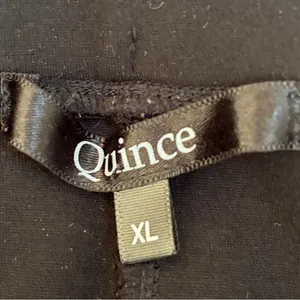 Ultra Stretch Ponte Classic Black‎ Pants Size XL Quince EUC thumbnail 3