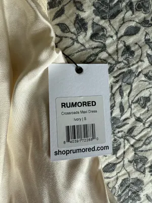 Rumored Crossroads Maxi Dress White thumbnail 9