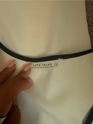 12th Tribe White and Black Pant Set thumbnail 6