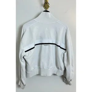 FREE PEOPLE Movement High Jump Zip Up Sweatshirt in Ivory Size Large thumbnail 7