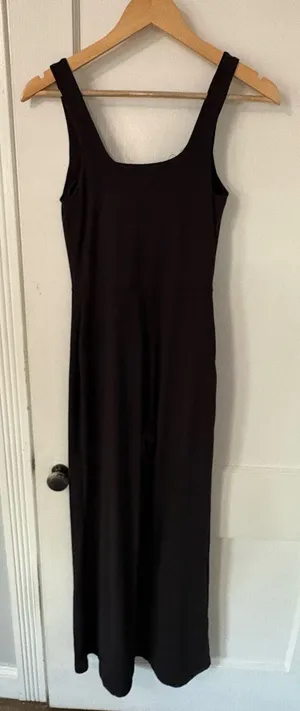 Black Wide Leg Romper thumbnail 1