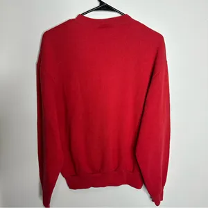 Vintage Mickey Made In USA Embroidered Christmas Crewneck Sweatshirt Size Medium thumbnail 4