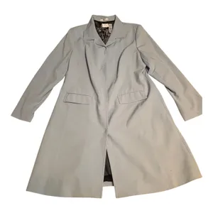 Emma James Stretch Long Blazer Jacket Light Blue Size 16 Career Office thumbnail 1