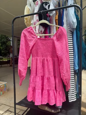 Urban Outfitters UO River Smock Long Sleeve Mini Dress thumbnail 3