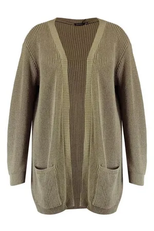 Boohoo PLUS BOYFRIEND KNITTED‎ CARDIGAN thumbnail 1