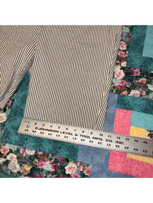 Lauren Ralph Lauren $98 Seersucker Bermuda Women's 14 Striped Bermuda Shorts thumbnail 10
