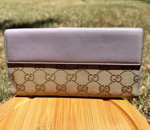 GUCCI GG Canvas Heart Continental Wallet thumbnail 2