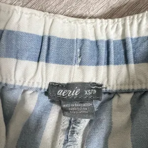 Aerie Chambray Stripe Shorts Size XS thumbnail 4