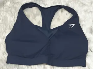 Gym shark Blue Sports Bra xs thumbnail 1