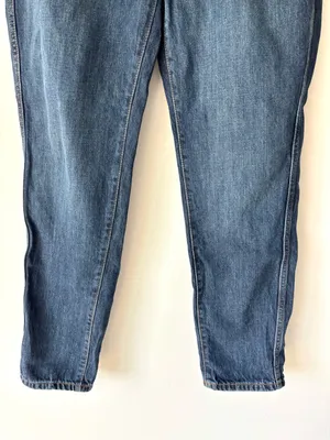 Banana Republic Curvy Straight High Rise Ankle Jeans Dark Wash Denim NWT thumbnail 3