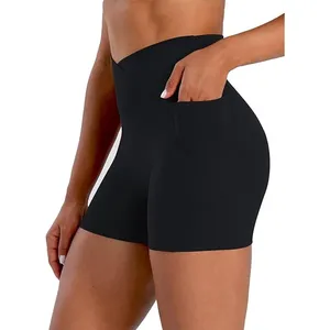 NWT ~ Women's Black Spandex Biker Yoga Pockets Shorts ~ Size SMALL thumbnail 5