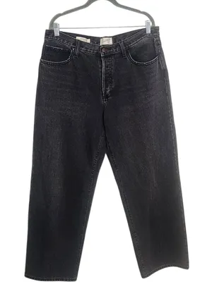 Universal Threads Womens Black 90s Baggy Jeans Size 12 Short thumbnail 1