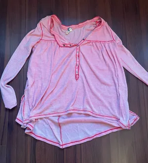 Free People Pink Long Sleeve thumbnail 1