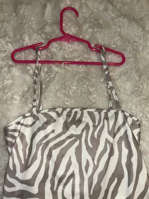 SheIn NWOT Zebra Stripe Slit Hem Short Dress thumbnail 3
