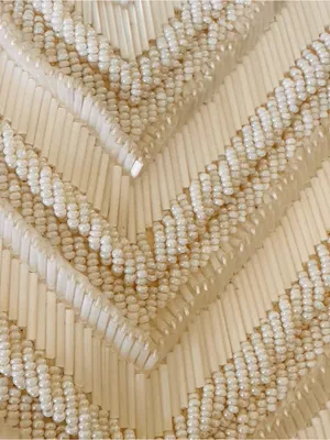 Vintage 1950s mid-century beaded evening purse thumbnail 9