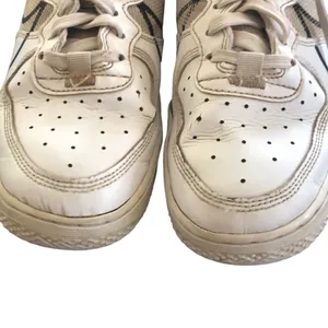 Nike Air Force 1 React White Black Red Sneakers CD6960-100 Sz 6Y D/MS/X Leather thumbnail 6