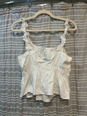 H&M White Tank Top thumbnail 2
