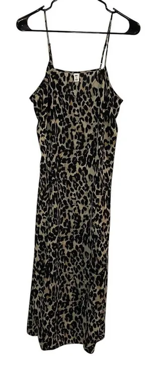 BP Nordstrom's Cheetah Print Strappy Maxi Dress Size‎ Medium Mob Wife Slip Dress thumbnail 1