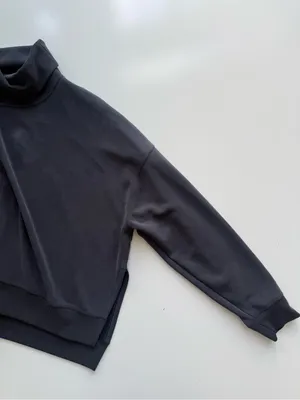 lululemon Softstreme Turtleneck Pullover Size 14 - Black thumbnail 7