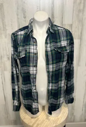 George flannel Green thumbnail 1