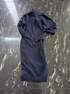 LRL Lauren Jeans Co. Ralph Lauren Navy Sweater Dress Size Small thumbnail 4