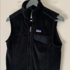 Patagonia Women's Fleece Vest Re Tool Black Size Small Polartec thumbnail 2