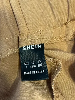 Shein Pants High-Waisted Paper Bag Large ankle thumbnail 6