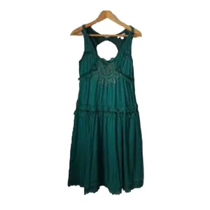 Urban Outfitters Lux Victorian Steampunk Green Midi Dress Size 5 thumbnail 13