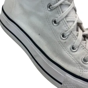 Converse Chuck Taylor All Star Lift Platform Canvas‎ White High Top Sneakers 9W thumbnail 6