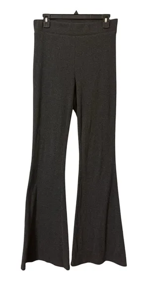 Aerie Ribbed Flare Pants Size Medium Grey thumbnail 1