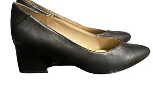 Elegant Black Leather Women's Shoes thumbnail 3
