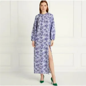 Hill House The Simone Dress Lilac floral Sz XXL thumbnail 2