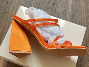 Robyn Diamanté Strap Block Heels thumbnail 3