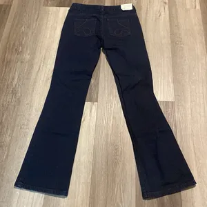 New! Simply Vera by Vera Wang womens blue flare jeans size 2 thumbnail 4