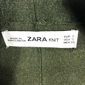 Zara knit green sweater women’s size‎ small thumbnail 4