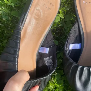 A New Day Black Pointed Toe Mule thumbnail 2